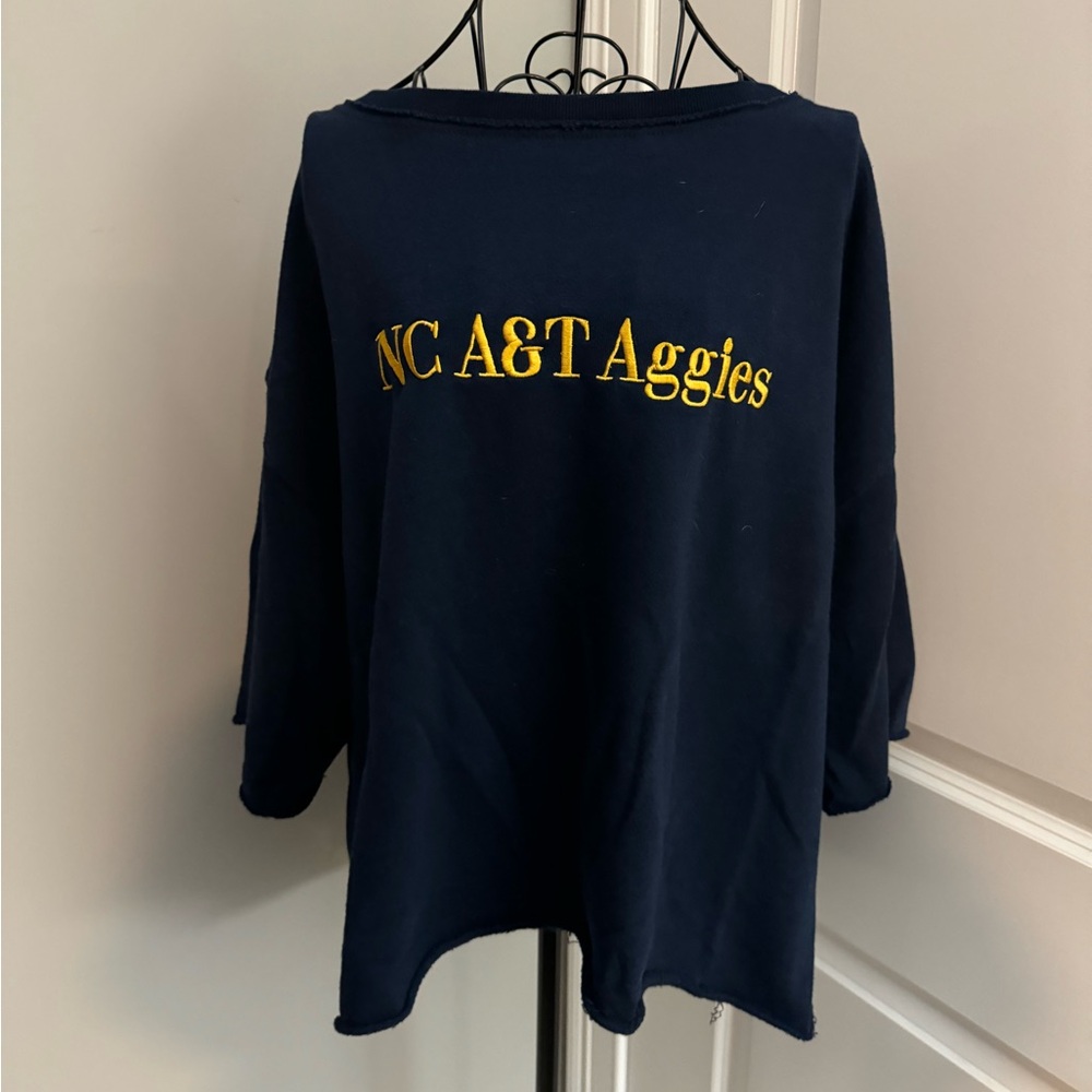 Free People Movement x Summer Class NC A&T Aggies Boxy Crop Crewneck